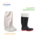 Calcetín aborregado para uso en interior de botas usadas en cámaras de frío