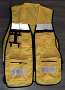 Chaleco amarillo con leyenda jefe brigadas