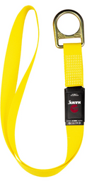 Cinta flexible con un anillo tipo D en un extremo, que sirve como punto seguro de conexión de anclaje, el cual se coloca al cable de seguridad. Cumple con ANSI AZ359.18-2017 EN 795:2012   