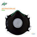 Respirador desechable libre de mantenimiento N95, Retiene polvos y partículas. Contiene un medio filtrante electrostático de alta eficiencia y cuenta con filtro de "carbón activado" De práctico ajuste debido a su forma anatómica y clip nasal que brinda un sello confortable. Cumple con NOM-116-STPS-1994, parámetros P95.