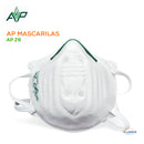 Respirador desechable para polvos y partículas libres de aceite N95 Con medio filtrante electrostático de alta tecnología Permite respiración fácil y cómoda; livianos, no distorsionan la voz. Cumple con NOM-116-STPS-2009, NMX-S-054-SCFI-2002 y NRF-123-PEMEX-2007 Aprobado COFEPRIS para uso en hospitales y áreas limpias.