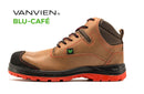 Calzado de seguridad Vanvien - Borceguí BLU Café