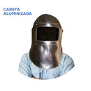 Careta aluminizada kevlar con forro nomex