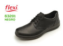 Calzado de confort para hombre-  Flexi 63201 choclo negro