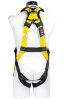 Arnés contra caídas Hawk 411-P. Con anillo tipo D en espalda con hebillas de conexión rápida, su diseño permite distribuir la fuerza de carga en todo el cuerpo. Cumple con ANSI Z359.11-2014