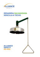 Regadera de Emergencia Galvanizada a Techo Alliance Safety, AS-610