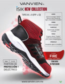 Calzado de seguridad Vanvien tipo tenis - ISIK FIRE